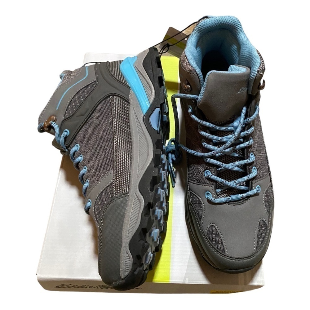 Eddie Bauer Womens Shoe 9 Ravenna Lace Up Hiking Shoe Gray Grey Size 7